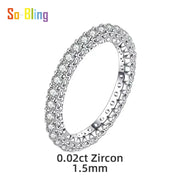 So-Bling S925 Sterling Engagement Women Trendy Jewelry
