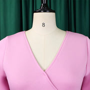 Elegant Party Dresses for Women V Neck Ruffles