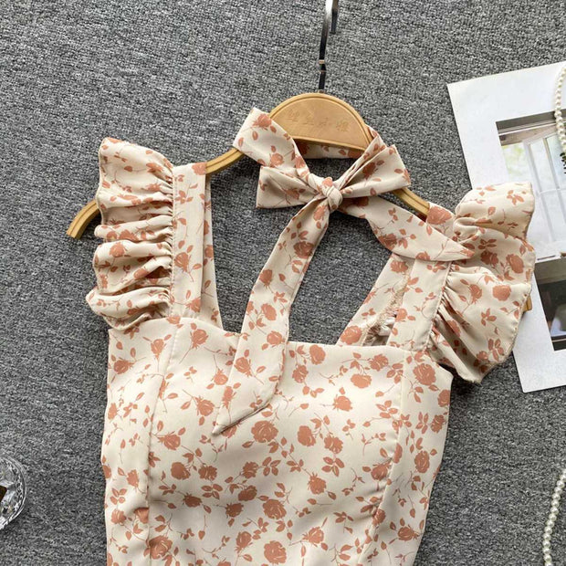 Crop Tops Camis Women Ruffles Sexy