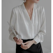 Silk Women's Shirt Long Sleeve Fashion