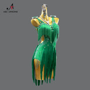 Womens Latin Dance Dresses Competition CostumeSuit