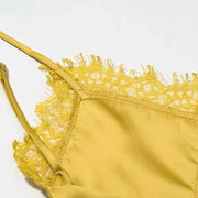 Silk Satin Texture Sexy Dress Women