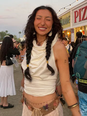 Hooded Crop Top Women Edgy Clothes Y2k