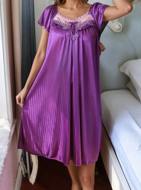 Ladies Silk Touch Nightdress