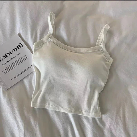 Crop Top Women Sexy Sleeveless Tops Fashion