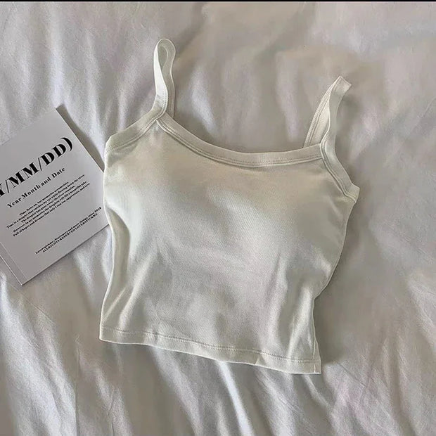 Crop Top Women Sexy Sleeveless Tops Fashion