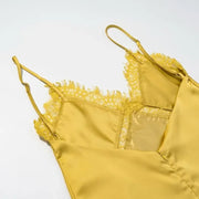 Silk Satin Texture Sexy Dress Women