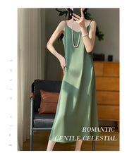 Sexy Comfortable Silk Slip One-Piece Dress RW-D13