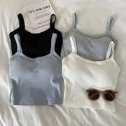 Crop Top Women Sexy Sleeveless Tops Fashion
