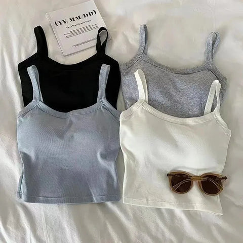Crop Top Women Sexy Sleeveless Tops Fashion