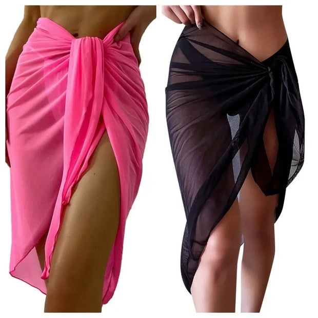 Summer Beach Dress Wrap Sheer Wrap
