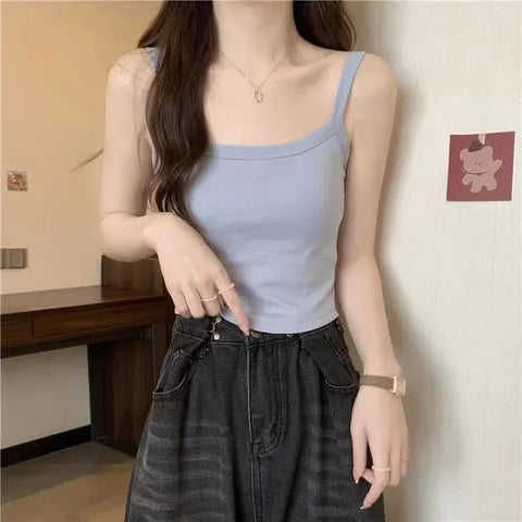 Crop Top Women Sexy Sleeveless Tops Fashion