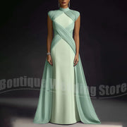 Evening Dresses for Women Fashion Pleated Draped