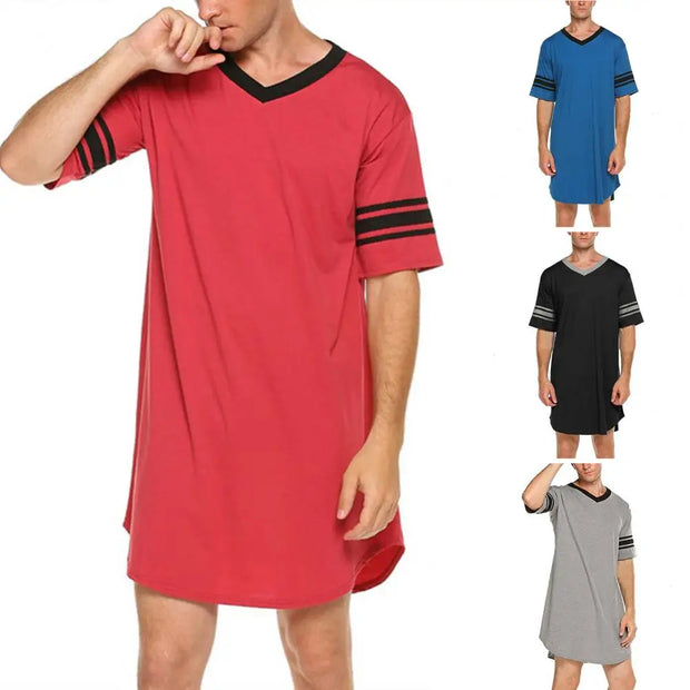 Men Loungewear Contrast Color Men Summer Long