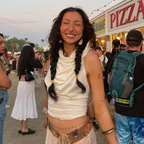 Hooded Crop Top Women Edgy Clothes Y2k