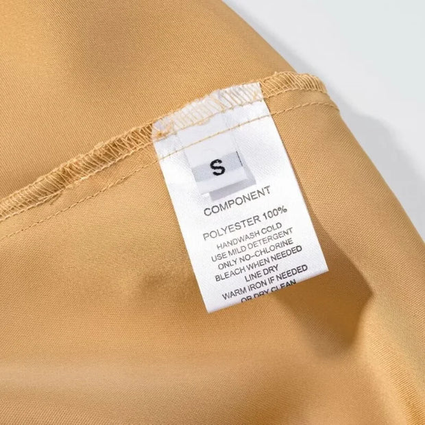 Silk Satin Texture Sexy Dress Women