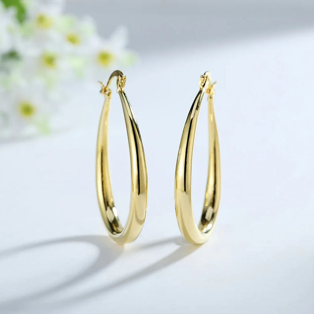 925 Sterling Silver 18K gold plated 4.4cm