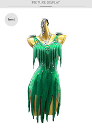 Womens Latin Dance Dresses Competition CostumeSuit