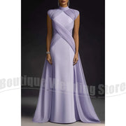 Evening Dresses for Women Fashion Pleated Draped