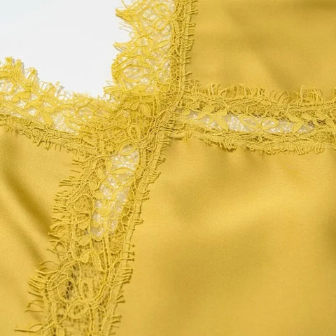 Silk Satin Texture Sexy Dress Women