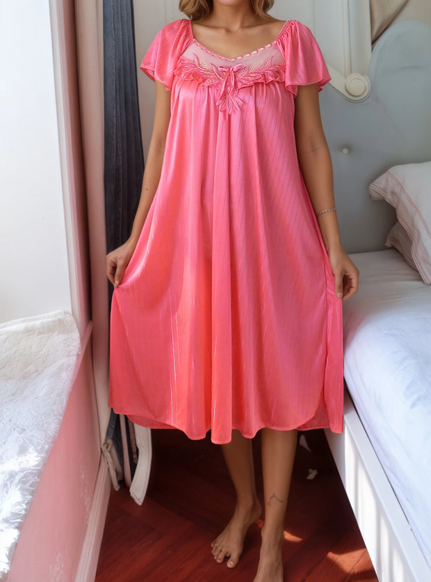 Ladies Silk Touch Nightdress