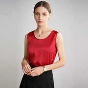 100% pure nature silk women tank tops basic tops real