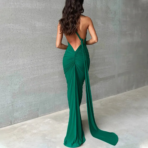 Womens Elegant Evening Party Cocktail Long Dress Sexy