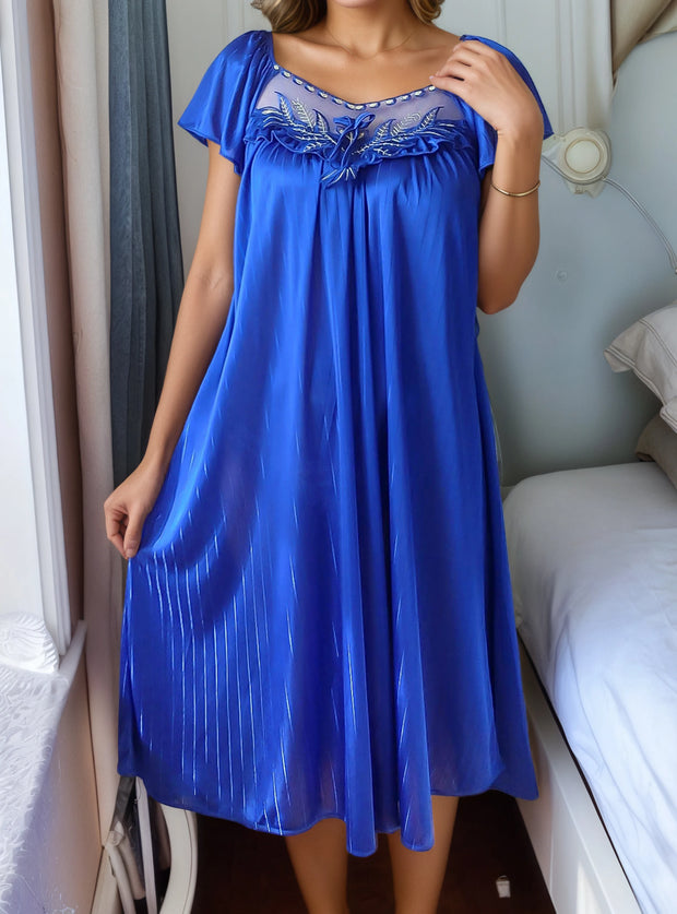 Ladies Silk Touch Nightdress