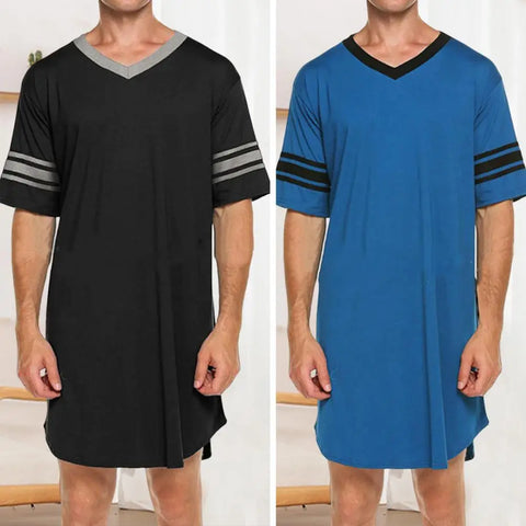 Men Loungewear Contrast Color Men Summer Long