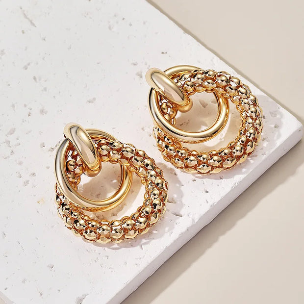 Women Earrings Big Shiny