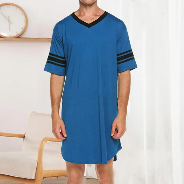 Men Loungewear Contrast Color Men Summer Long