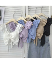 Crop Tops Camis Women Ruffles Sexy