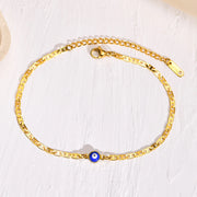 Anklets for Men, Turkey Evil Blue