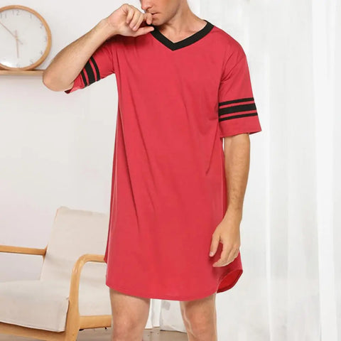 Men Loungewear Contrast Color Men Summer Long