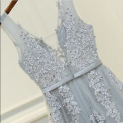 Elegant Evening Dresses فساتين سهرة Bride Banquet Floor-length Robe De Soiree Sexy Backless Long Lace Beading Party Prom Dress