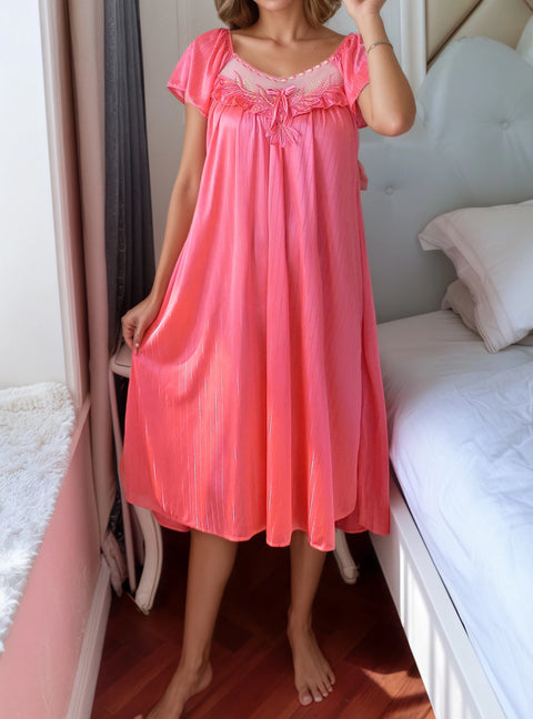 Ladies Silk Touch Nightdress