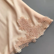 Sexy Pajamas Women's Silk Suspender Nightdress Ladies