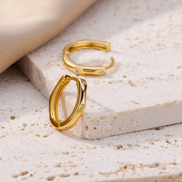 Elegant Round Earrings for Women Girls Luxury