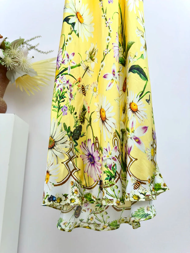 100% Silk Women Crystal Beade