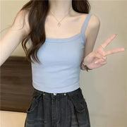 Crop Top Women Sexy Sleeveless Tops Fashion
