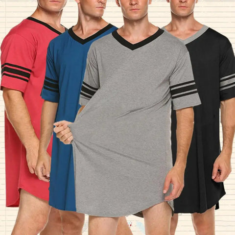 Men Loungewear Contrast Color Men Summer Long
