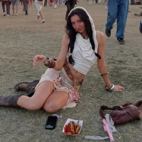 Hooded Crop Top Women Edgy Clothes Y2k