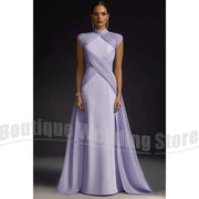 Evening Dresses for Women Fashion Pleated Draped