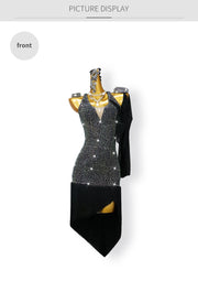 Latin Dress Woman Girls Dance Skirt Sexy Suit