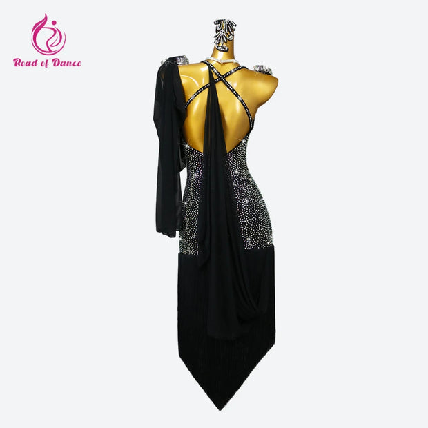 Latin Dress Woman Girls Dance Skirt Sexy Suit