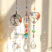 3pcs Crystal Suncatchers, Colorful Life