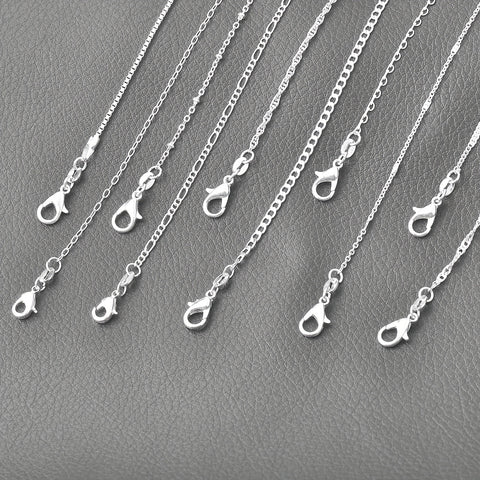 20pcs/PACK Mixed Multi Styles Collections Silvery