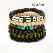6pcs/set Trendy Minimalist Bead