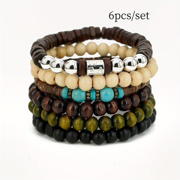 6pcs/set Trendy Minimalist Bead