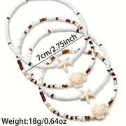 4pcs Boho Chic Starfish